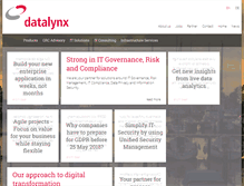 Tablet Screenshot of datalynx.com